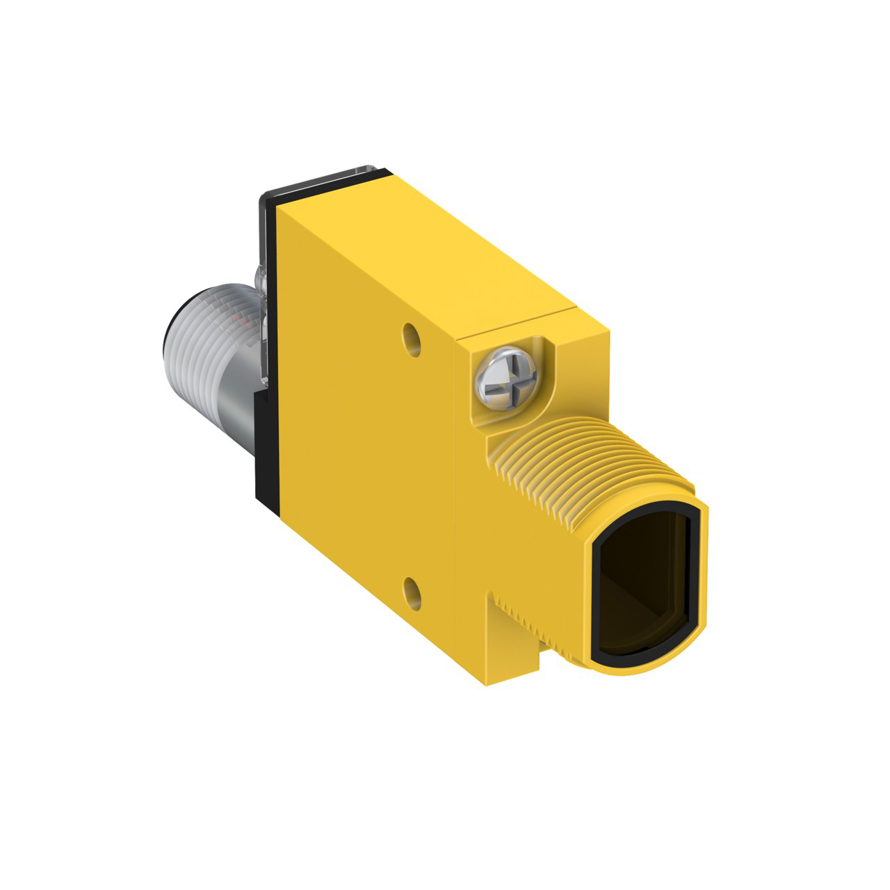 Banner Engineering Photoelectric Sensor; Opposed - Receiver; Rectangular; 300mm Range; 10-30VDC; NPN&plus;PNP; LO/DO Configurable; M12 QD